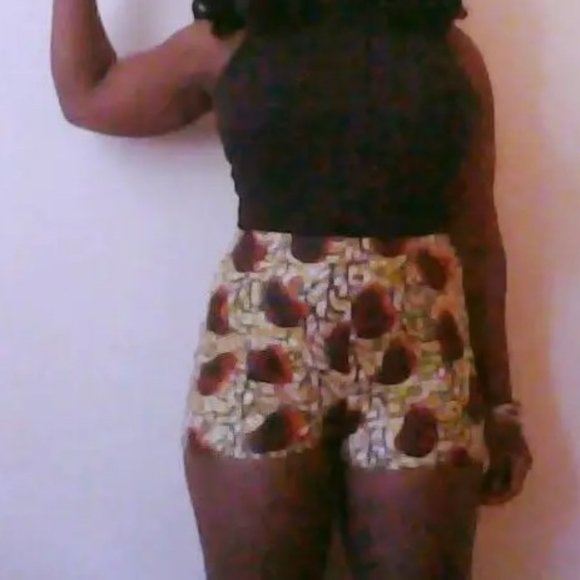 African print shorts! - Picture 1 of 3